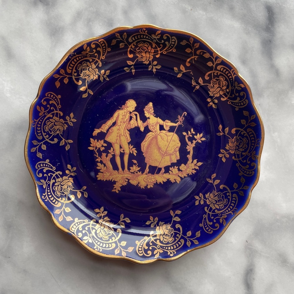 Vintage Limoges Trinket Dish